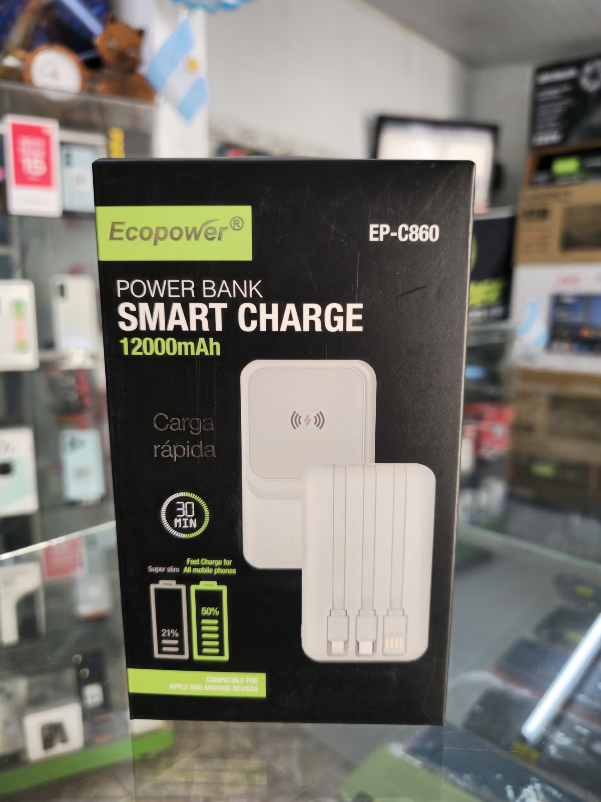 Power Bank Ecopower 12000mAh